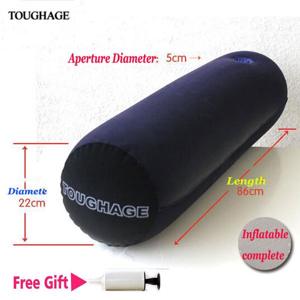 Muebles Sexuales Sofá Inflable Toughage Posición Sexual Almohada Sexual Cojín Mágico Multifuncional Con Bomba Juguetes Sexuales para Parejas Y1892106