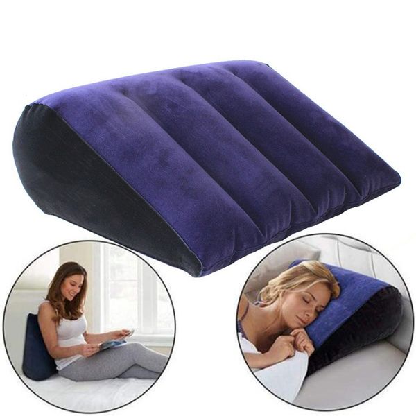 Mobilier de sexe oreiller multifonctionnel du durage des positions de coussin gonflables soutient le coussin à air triangulaire gibier coussin de jeu