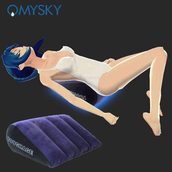 Muebles sexuales Omysky Toys Muebles Sofá inflable Toughage Posición ual Besos Magia multifuncional para parejas 1013