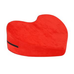 Seksmeubels Sekshulpkussen Hartvorm Roze Rood Zwart Erotisch BDSM Spelletjes voor volwassenen Speelgoedhulpmiddel voor koppels Vrouwen Vrouw Flirten Hulpproducten 231219