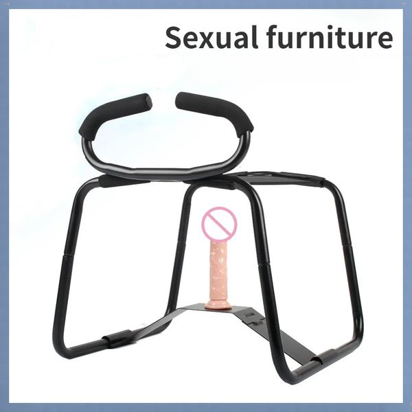 Meubles de sexe Meubles de sexe Chaise de sexe Accessoires de support Aide à la position sexuelle Outils de flirt Femme Adulte Jouets de masturbation érotique 231130