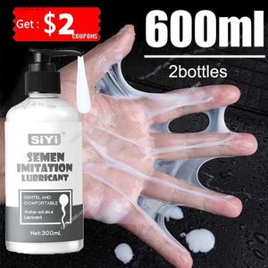 Sex Lube À Base D'eau Hommes Sperme Anal Lubrifiant Gay Gel Masturatobr Pour Femmes Vagin Huile Tooys Jeux Couples Intime Adulte Marchandises L230518