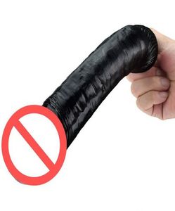 Accessoires de Machine à sexe C19, Super gros gode noir, énorme pénis de 26cm de longueur et 55cm de largeur, jouets sexuels pour femmes 7238203