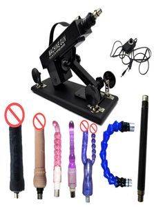 Sex Machine Vrouwelijke Automatische Masturbatie Pompen Pistool met Dildo Bijlagen Automatische Sex Machines Speelgoed voor Volwassenen3985841