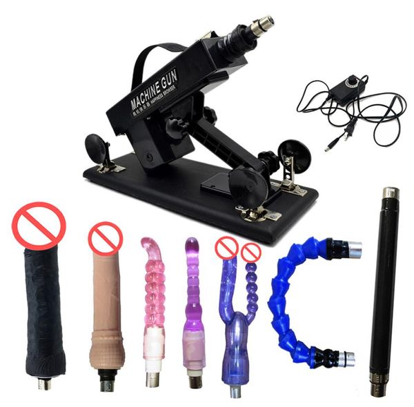 Machine sexuelle féminine, pistolet de pompage de Masturbation automatique avec accessoires de godes, Machines sexuelles automatiques, jouets pour adultes 4930909