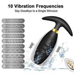 Masseur sexuel 10 modes anal toys vibrator femme pas de sons sexs18 télécommandé Tapon Silicone mannequin erorico String anal sexualité