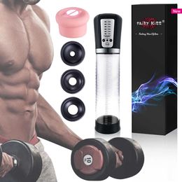 Masseur sexuel Pompe ￠ vide automatique Toys pour le p￩nis ￩lectrique pour les hommes Outils de masturbation d'agrandissement