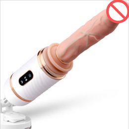 Sex Massager Dibe 7 Snelheden Telescopische Dildo Vibrator Speeltjes Voor Vrouw Estimulador Clitoris G Spot Zuignap Dildo enorme