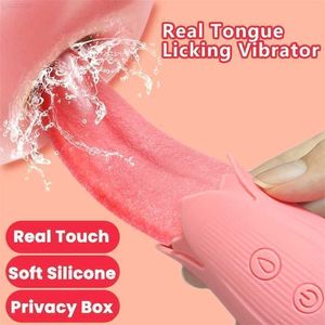 Masajeador sexual, vibrador para lamer lengua rosa para mujeres, mamada, orgasmo, punto g, estimulador de clítoris y pezón femenino, recargable