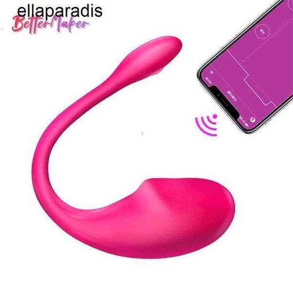 Sex Massager Sex MassagerMassager Aplicación móvil para adultos Vibrador de control remoto Silicona Vibrador inalámbrico Huevo Masturbador Mujeres Orgasmo Punto G 10 velocidades Juguetes sexuales femeninos