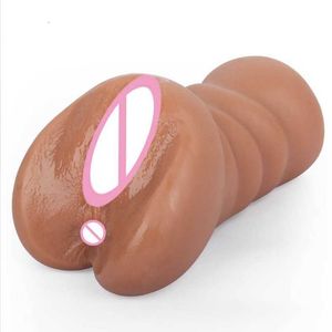 sex massager sex massagermassager Mannelijke Sex seksspeeltjes masturbatie buis vliegtuig cup dubbel gat apparaat omgekeerde mal siliconen grote nep schaduw