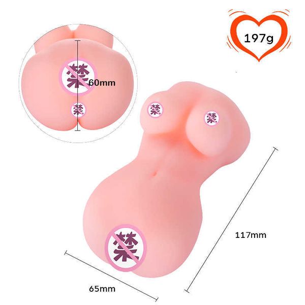 Sex Massager Sex Massagersex MassagerFZ-062 Honey Peach Soft Girl's Famous Tool Cadera femenina Molde invertido Juguete masculino Copa de avión Dispositivo de masturbación sexual para adultos