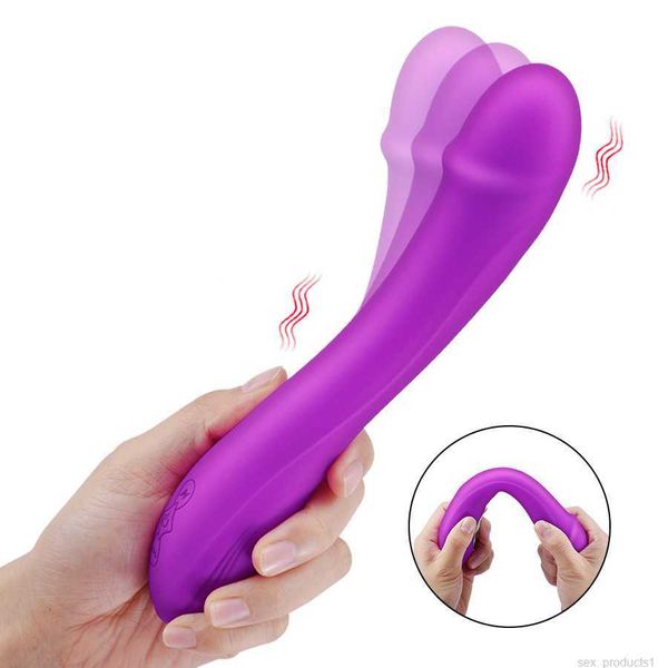 Masseur sexuel produits sexuels pour adultes masturbateur féminin point G flexion clitoridienne massage AV tige vibrante faux pénis