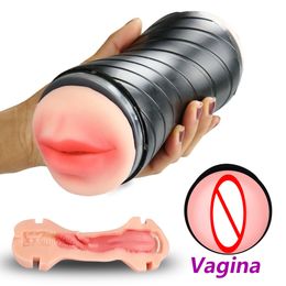 Sex MassagerSex Toys voor Mannen Mannelijke Zuigen Masturbator Pocket Kut Echte Vagina 3D Kunstvagina Fake Anale Erotische Volwassen Speelgoed LJ201120