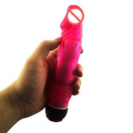 Sex massagerWaterdichte Zachte Siliconen Dildo Vibrator Cilt Vibrators Mannelijke Kunstmatige Penis Vibrator Sex Producten dildo's Volwassen Speeltjes Voor Vrouw