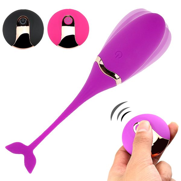 Produit de sexe Oeuf vibrant Télécommande G-spot Vibrateurs Sex Toys Pour Femme Pour Les Couples Exercice Vaginal Kegel Ball Sex Shop Y190711