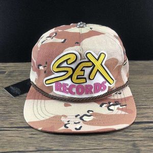 Sex Records Casquette de baseball à bord plat pour femme Ch Cro Cap Marque de mode Hommes Matty Boy Hat