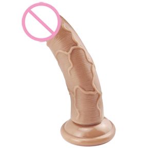 Sex toy Gode Doux Réaliste Énorme Pénis Pas Cher Petit Anal Silicone Ventouse Épais Dick Butt Plug Jouets Hommes Femmes Gay Strapon Cock