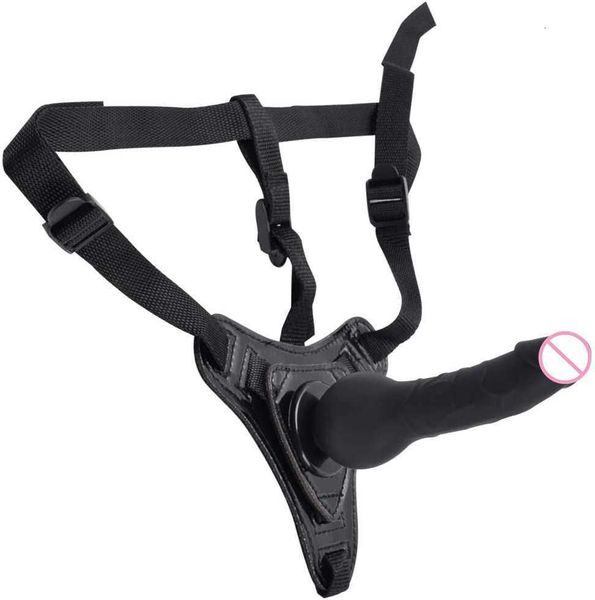 Juguete sexual Consoladores Collar Elefante Mujer Nuevo Mini Usando Tirador Pantalones de cuero Silicona Masturbarse Pene Adulto Pareja Juguetes alternativos