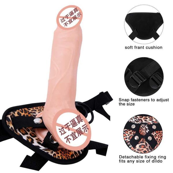 Sex Toy Dildos Collier simulation d'image plusieurs pantalons portables pénis détachable faux masturbateur féminin