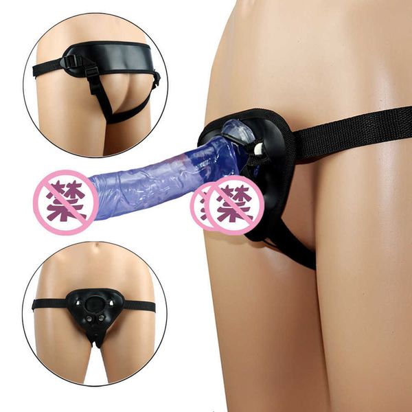 Sex Toy Godes Couple Monde porte de faux articles masculins pour femmes du même sexe portant des pantalons Pullings