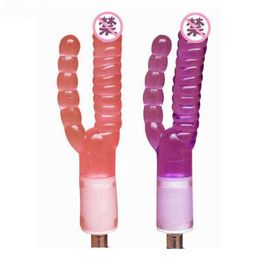 sex toy gun machine Gun accessories double head G-spot vestibule SA8 female plug-in happy masturbator adult products