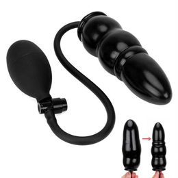 Juguete sexual, consolador inflable, tapón Anal, expansor Anal, juguetes para mujeres, hombres, parejas, juegos, dilatador Vaginal, masajeador de próstata, productos eróticos