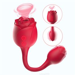 Jouet sexuel Masager S-Hande Roe Vibrator Tongue pour les femmes avec une suceuse adulte MAAGE