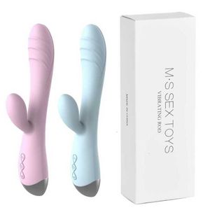 Sex Toy Massager 10 Frequency Vibrator Rabbit Wand Toys voor vrouwen vrouwelijke masturbator Dual Motor G Spot Clitoris Stimulator