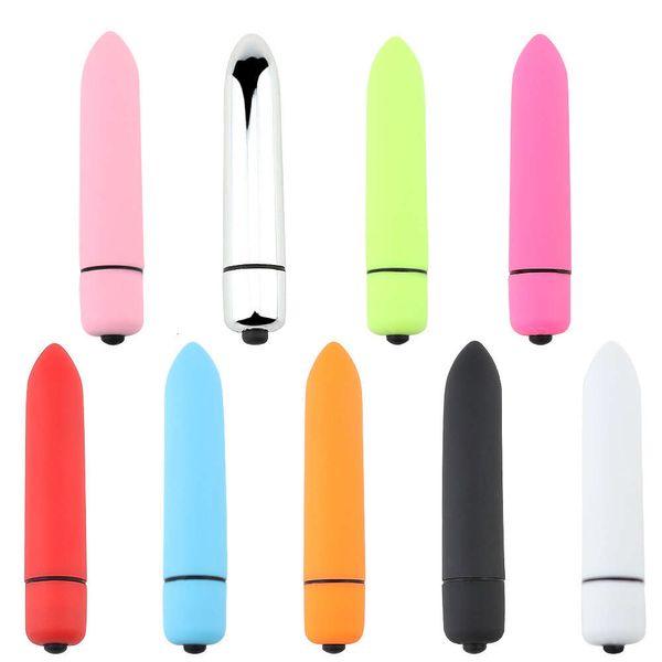 Masajeador de juguete sexual, vibrador tipo bala de 10 velocidades, consolador Mini Av Stick, estimulador de clítoris y punto G, juguetes de masaje vaginal para mujeres, producto Maturbador