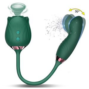 Sex Toy Massager 2022 Flapping Rose Vibrator 4.0 Jouet pour femmes Stimulateur de clitoris Lécher la langue orale avec gode Oeuf vibrant Jouets Femme