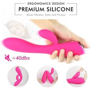 Sex Toy Massager 20e Dual Motor Vibrating Massage Vibrator USB oplaadbare krachtige vrouwelijke volwassen speelgoedstimulator