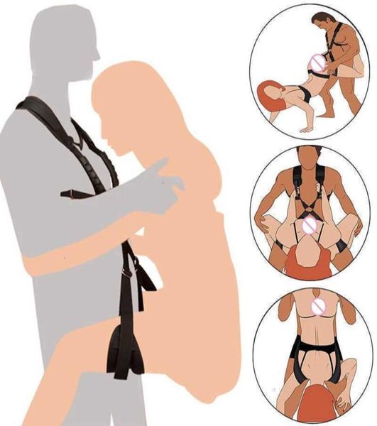 Toy jouet masseur adulte bandage bdage swing de liaison d'écarpoère de liaison épandeur érotique toys for woen couple couples nylon swing ceinture retenue8202672