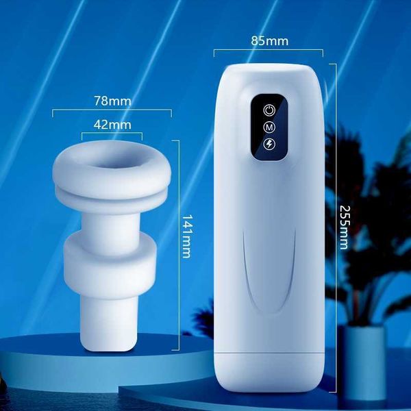 Juguete sexual masajeador 2024 impermeable Ipx8 vibración telescópica automática masturbador masculino productos Sexitoys para hombres tienda de máquinas de succión