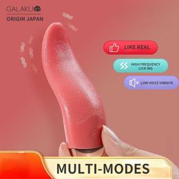 Sekspeelgoed Massager Volwassen Massager Galaku Tong Vibrator Vrouwelijke masturbator Zachte siliconen simulatie Variabele frequentie likken honing lik