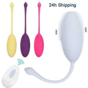 Seksspeeltje stimulator Volwassen Massager Draadloze Bluetooth Dildo Vibrator Speelgoed voor Vrouwen Afstandsbediening Slijtage Vibrerende Vagina Bal Slipje Speelgoed 18