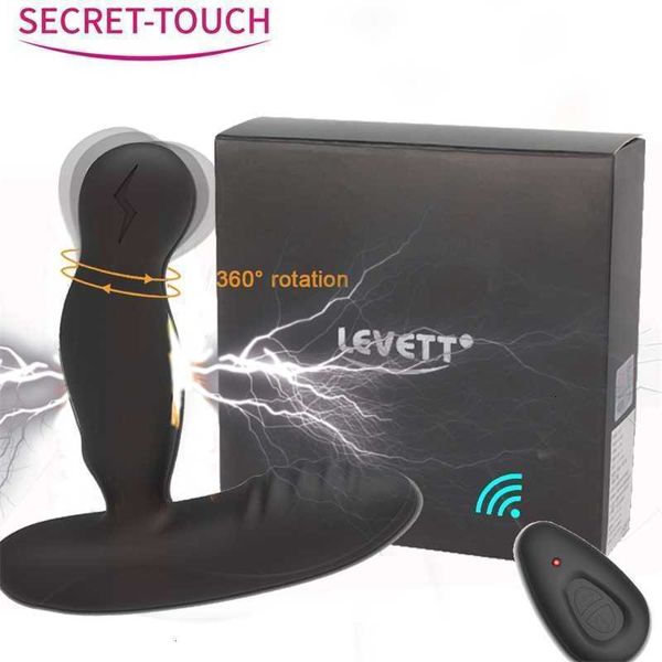 Masseur sexuel masseur adulte masseur sans fil de fil électrique vibrateurs de la prostate télécommande