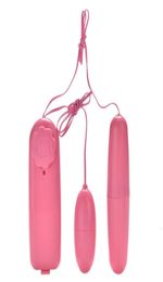 Masseur de jouets sexuels adultes vibrateur d'oeuf rose adulte double vibration masseur masseur dot balle pour femmes produits 317y3953715