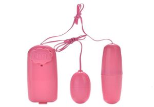 Sex Toy Massager Adult Pink Jump Egg Vibrator Dubbel vibrerende eieren Massager Dot Bullet For Women Products317Y3165681