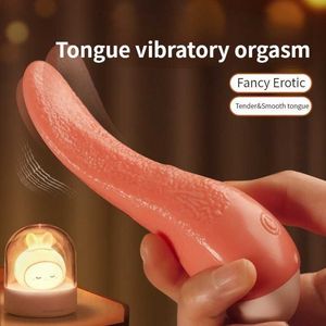 Sex toy masseur AM94 langue électrique Vibartor pour femmes Simulation léchage choc femelle Stimulation clitoridienne masturbateur jouets érotiques