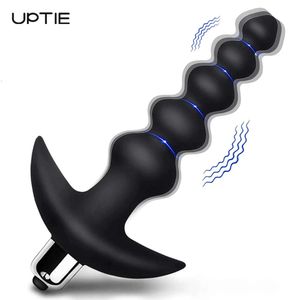 Seksspeeltje Stimulator Anale Plug Vibrator Kralen Mannen Prostaat Massager Buttplug Zachte Siliconen Big Butt Goed voor Volwassenen Speelgoed voor Man vrouw