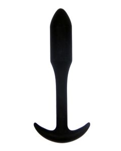 Sex toy masseur Anal Sex Toys Pour Femmes Homme Long Butt Plug Avec Poignée Noir Silicone Anal Plug Masseur Butt Plug Adult Sex Toys3173196
