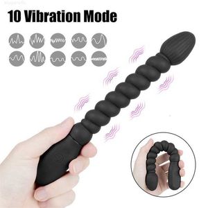 Seksspeeltje stimulator Anale Vibrator Kralen Speelgoed Voor Mannen Vrouwen 10 Speed Dual Motor Vibrators Butt Plug Stimulator Prostaat Massage