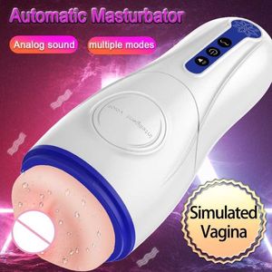 Sekspeelgoed Massager Automatische mannelijke masturbatie Cup penis orale echte vagina zuigen vibrator ass stimulator zak kut speelgoed voor mannen volwassen