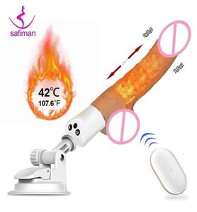 Sex Toy Massager Automatic Thrusting Dildo G Spot Vibrator met Suction Cup speelgoed voor vrouwen volwassen handplezier Anal Vibrator Orgasm2808957352