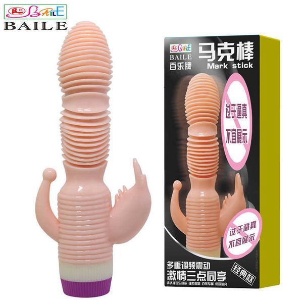 Juguete sexual masajeador Baile Mark Stick 1086 masaje vibratorio aparato de masturbación para mujeres productos sexuales para el cuidado de la salud de adultos