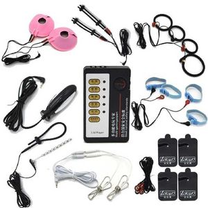 Seksspeeltje Massager Bdsm Electro Shock Anale Plug Penis Cock Ringen Massage Tepel Elektrisch Speelgoed voor Vrouwen Paar Winkel Volwassen Spelletjes Tazer