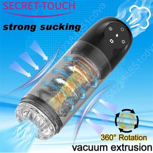 Sex Toy Masseur Meilleure vente Mâle Sucer Mastubateur Fellation Vide Pénis Spa Automatique 360 Rotation Homme Masturbateur Tasse D'échappement Ixp7 Jouets