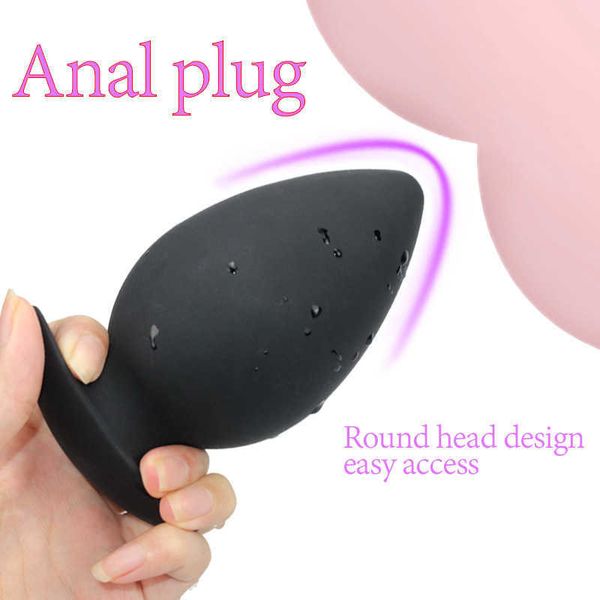 sex toy masseur Gros Cul Silicone Plug Anal Vagin Stimuler Massage De La Prostate Portable Sex Toys Pour Femmes Hommes Gay Adulte Produits Érotiques 6KXS 1EZZ