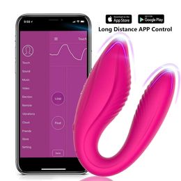 Sex Toy Massager Bluetooth Vibrator for Women Toys Vagina g Spot Massager Clitoris Stimulator App Remote control Dildo Female Masturbator